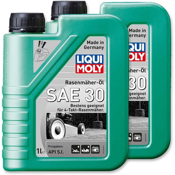 Set 2 Buc Ulei Motor Maisni Tuns Iarba Motocositoare Liqui Moly Rasenmäheröl SAE 30 1L 1264